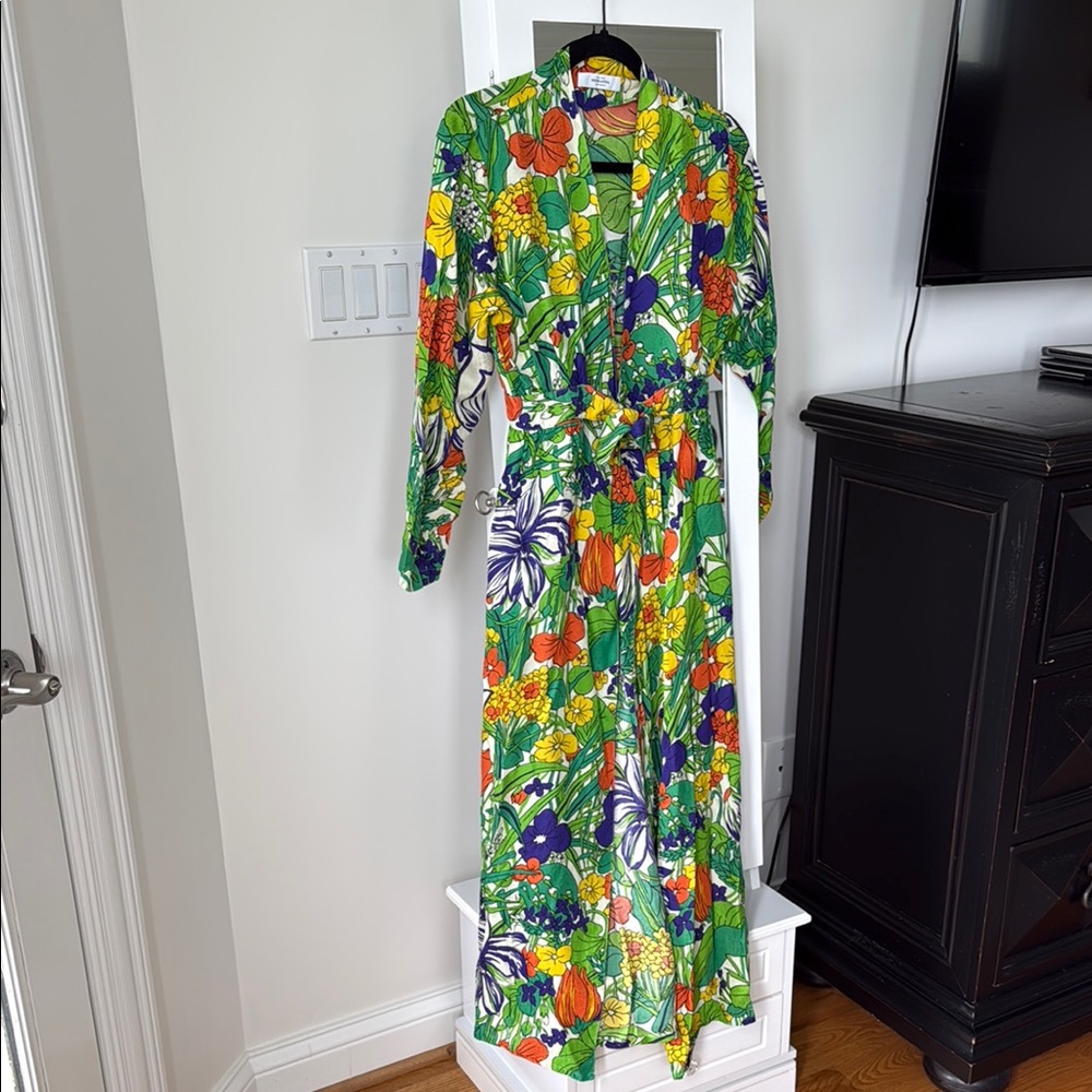 Roseanna Multicolor Floral Long Sleeve Dress - Picture 4 of 6
